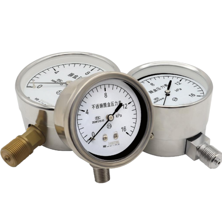 diaphragm capsule pressure gauge series