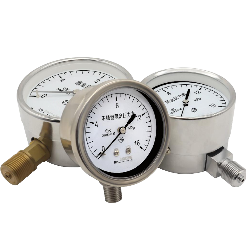diaphragm capsule pressure gauge series