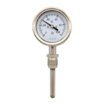 r60mm stainless steel bimetallic thermometer