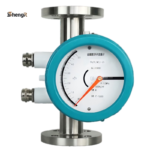 Metal tube float flow meter